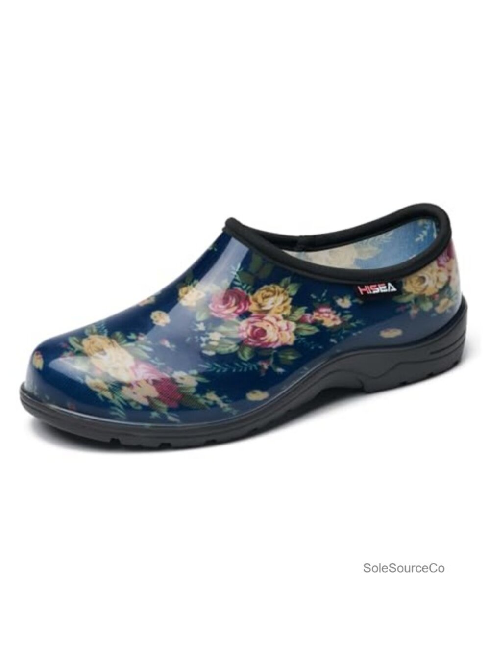 Waterproof Garden Clogs for Women, Lightweight PVC Slip-On Rain Shoes with